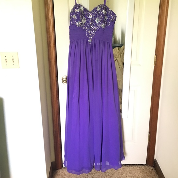 Purple Prom/Formal Dress Size 12 - Picture 1 of 2